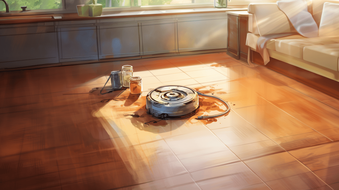 Robotstøvsuger med gulvvask